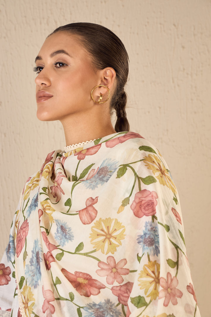 FLORA: MULTICOLOR FLORAL KURTA SET