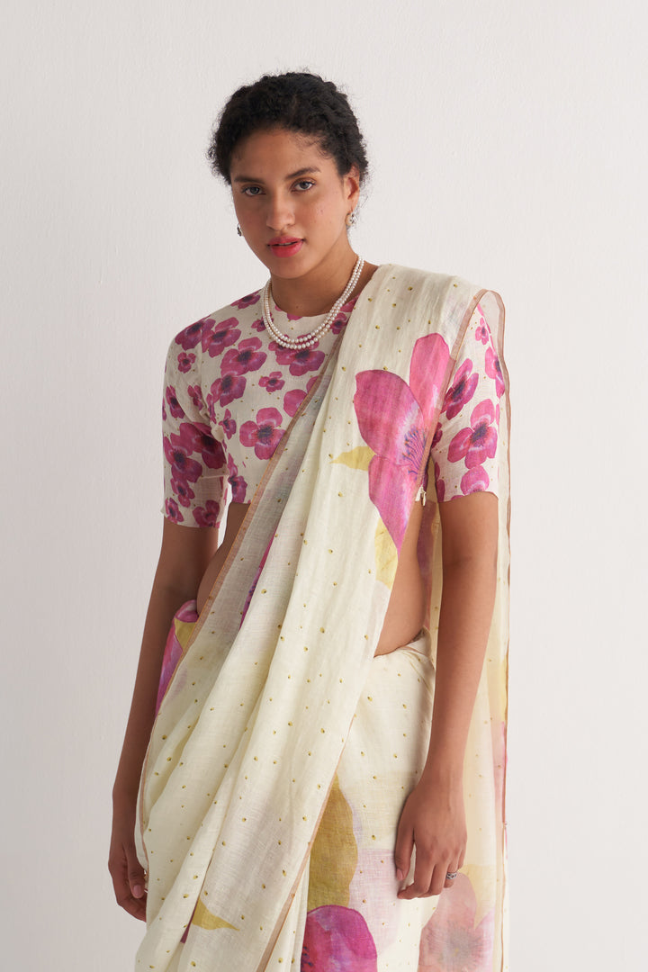 Pinkberry Floral saree