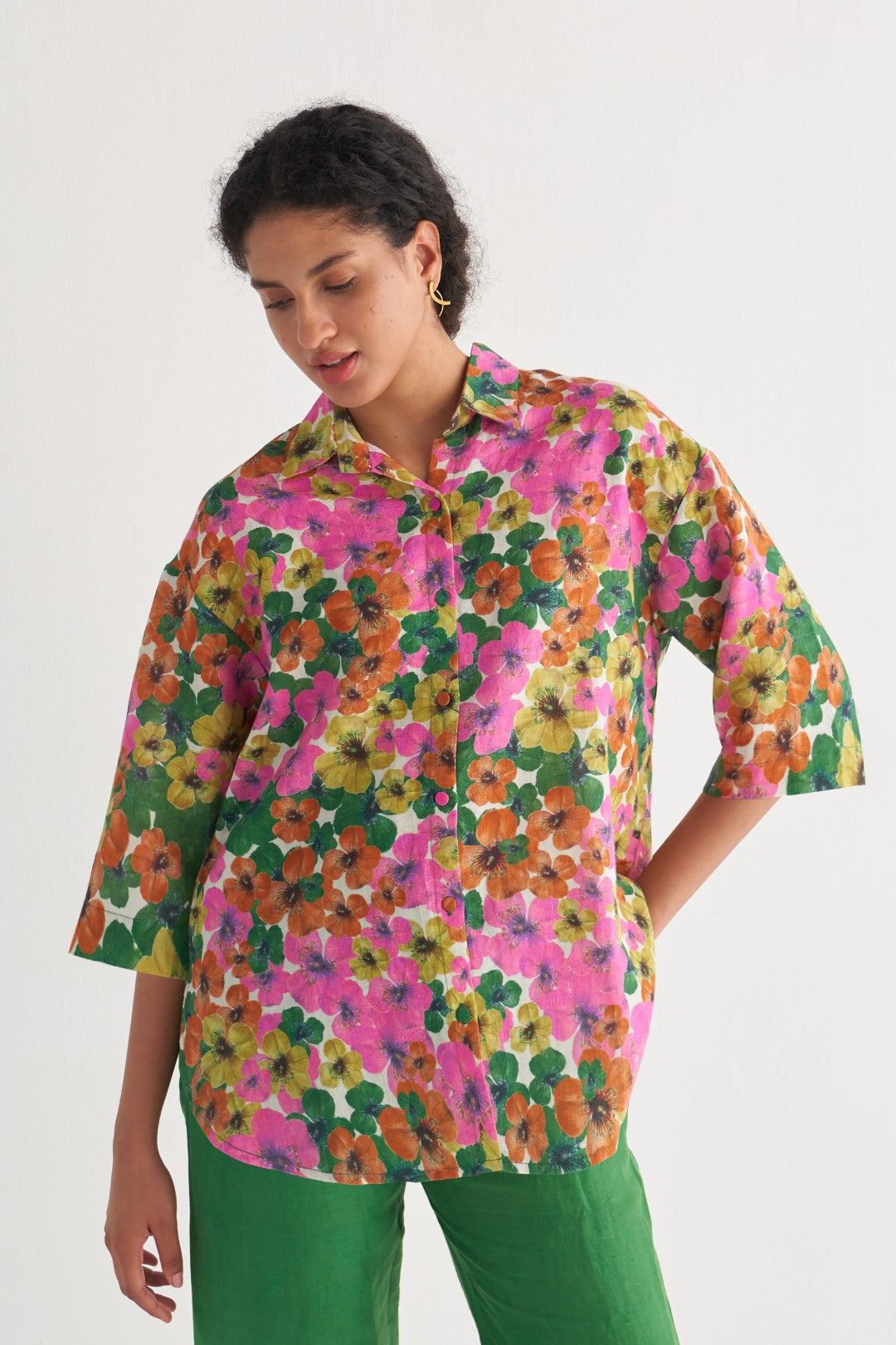 Multihued Gardenia Shirt