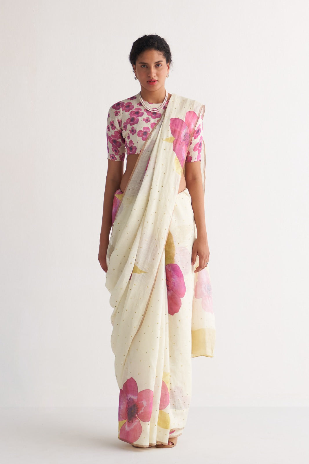 Pinkberry Floral saree